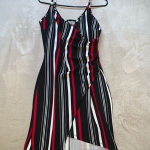 Striped Mid Dress
